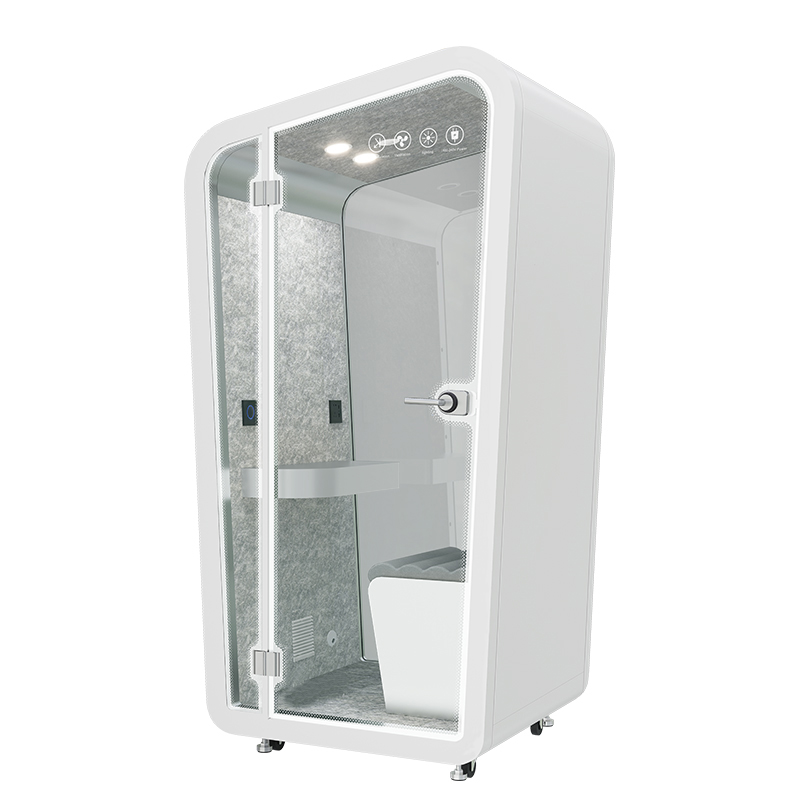 Office pod with 2 Aluminum Walls 2 Glass Walls