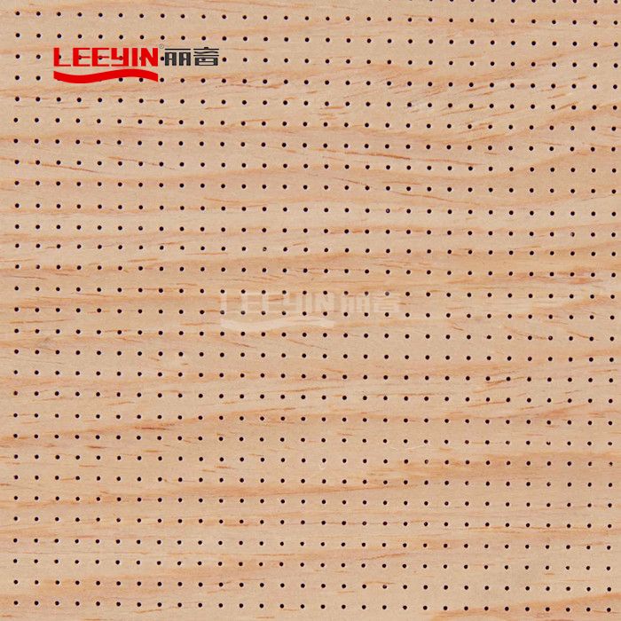 MDF Perforated Wood Acoustic Panel Manufacturer, Factory in China